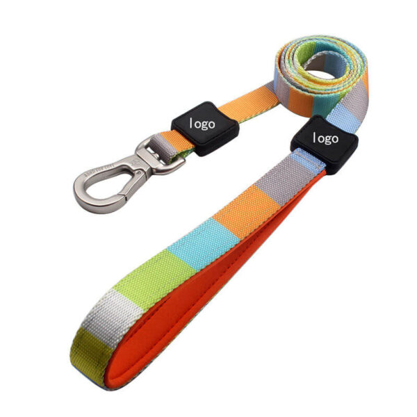 Wholesale Neoprene Padded Handle Nylon Custom Pet Dog Leash - Image 3